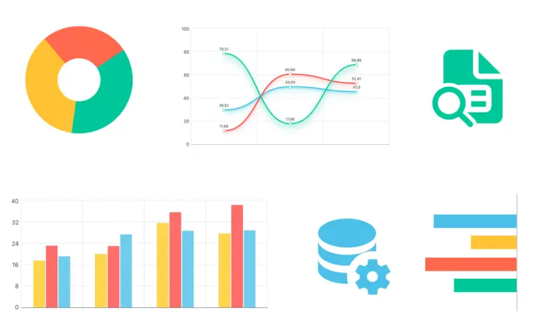 different types of charts image